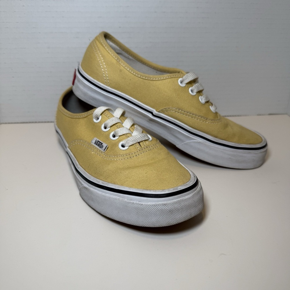 Vans Unisex Off The Wall Yellow Shoes Sneakers Size Men 4.5 Women Size 6